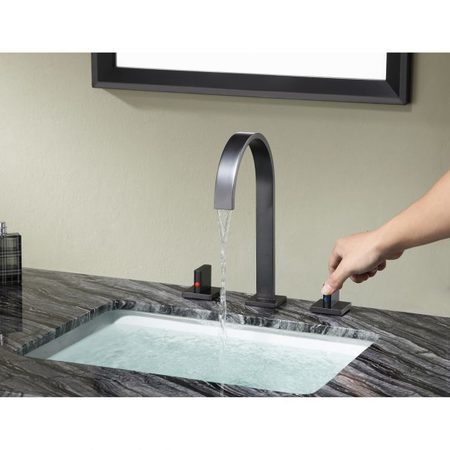 Anzzi Sabre 8" Widespread 2-Handle Bathroom Faucet in Oil Rubbed Bronze L-AZ183ORB
